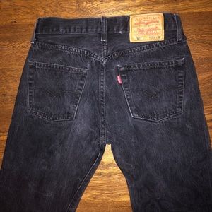 Vintage Levis 501 black jeans